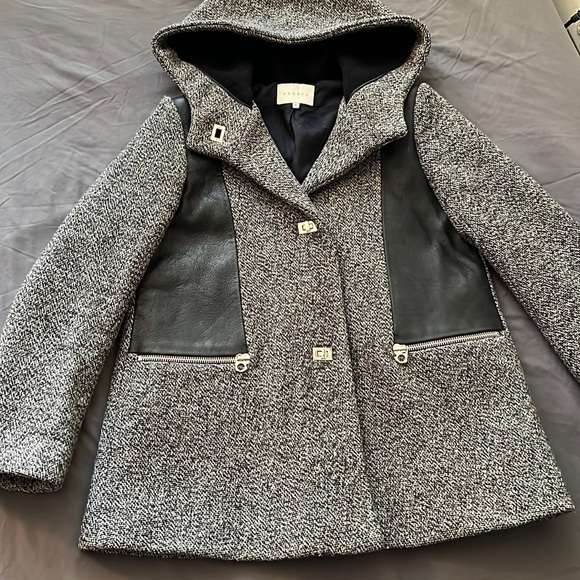 Sandro Jackets & Blazers - Sandro coat hoodie